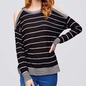 Loft cold shoulder sweater
